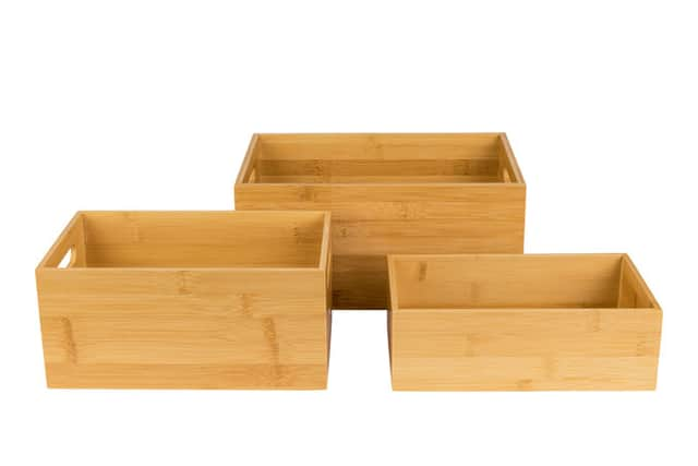 Livarno Home Bamboo Storage Boxes