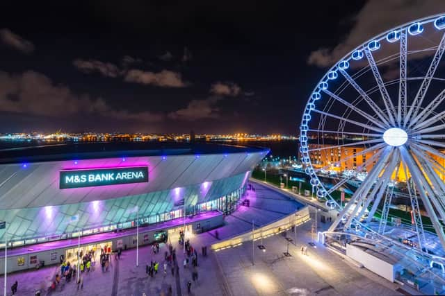 Liverpool M&S Bank Arena will host the 2023 Eurovision Song Contest.