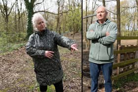 A bitter neighbour boundary dispute has been settled in court - after raging for decades. Angela Coupe, 70, and Ian Revell, 66