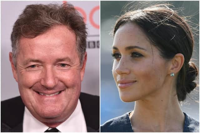 Piers Morgan has widely criticised Meghan Markle and Prince Harry following their interview with Oprah (Photos: Shutterstock)