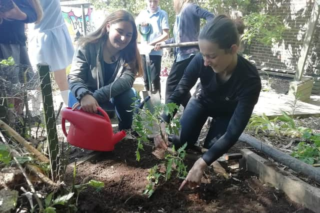 Alice and Martha get to work with the help of Moulsecoomb students