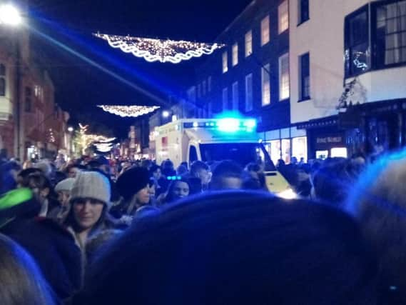 Ambulance in East Street