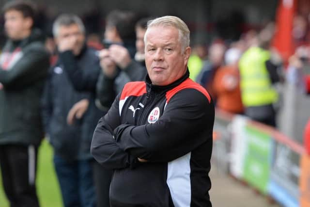 Dermot Drummy during his Crawley Town days