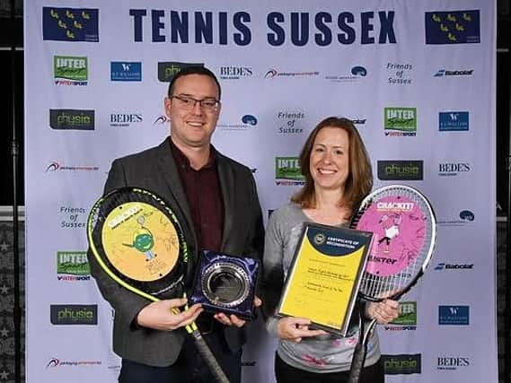 West Worthing Tennis Club won the community venue of the year award at the Amex last week