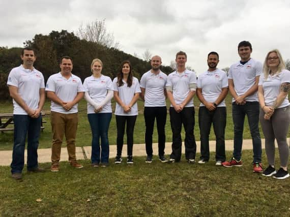 Some of Team England's Commonwealth Games shooting squad