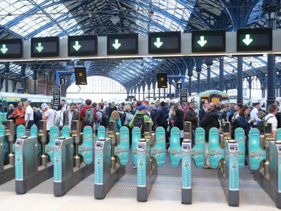 A busy Brighton railway station (Photograph: Eddie Mitchell)