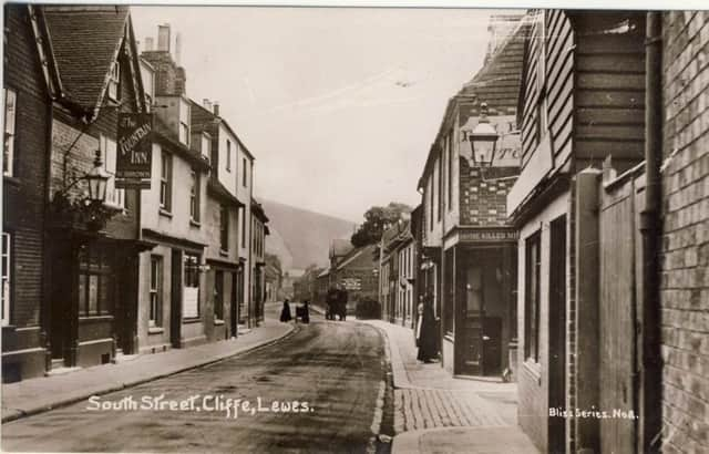 A Bliss postcard of South Street in the 19th century