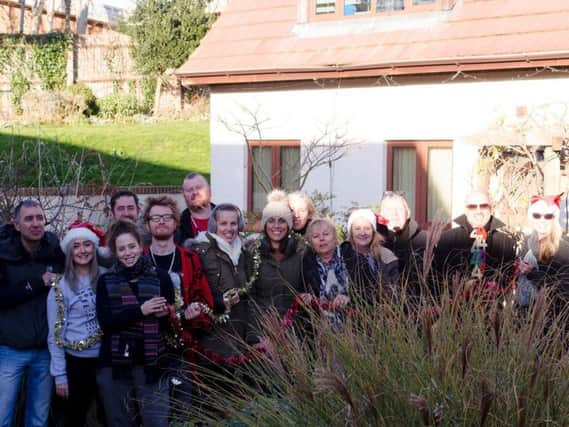 Christmas celebrations at Martlets Hospice