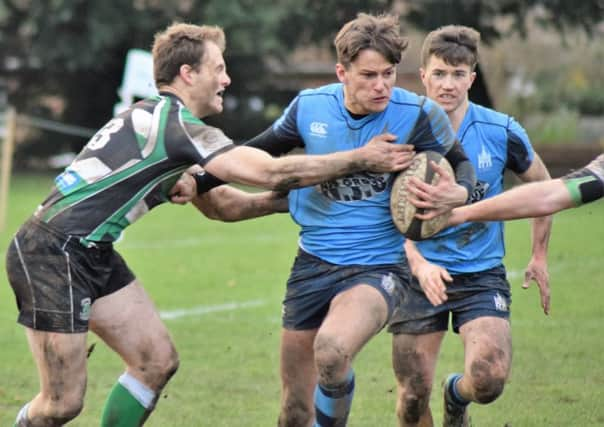 Camoeron Hopkins breaks the line as Chi beat Tottonians / Picture by Michael Clayden