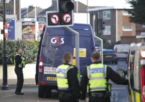 Police were called to the incident earlier this afternoon. Pictures: Eddie Mitchell