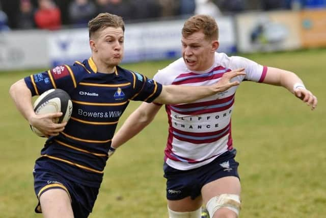 Jack Forrest surges forward during the win over Wimbledon. Picture by Stephen Goodger