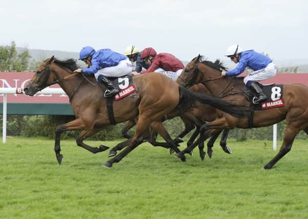 Endless Time wins the 2017 Lillie Langtry Stakes - and the race may be upgraded from Group 3 to Group 2 / Picture by Malcolm Wells