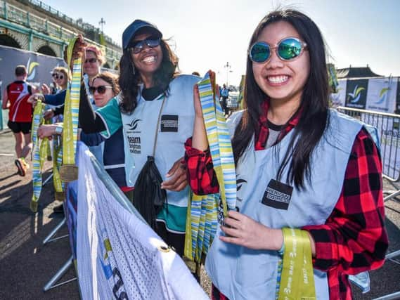 Volunteer at Brighton Marathon