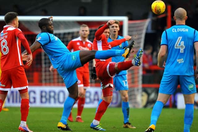 Crawley Town FC v Barnet FC. . Pic Steve Robards SR1802018 SUS-180113-161022001