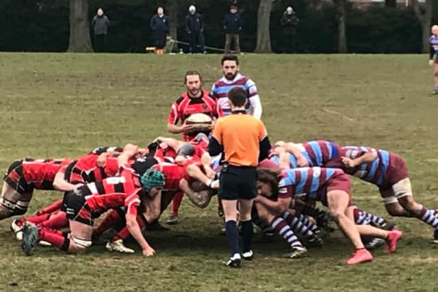 Heath and Hove vied for supremacy in the scrum