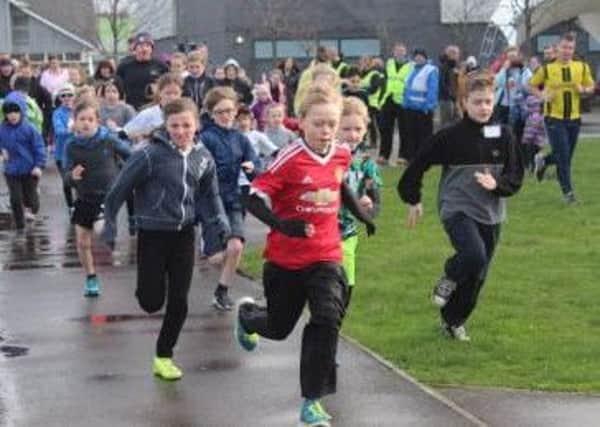 And they're off ... runners at Bognor Regis junior parkrun