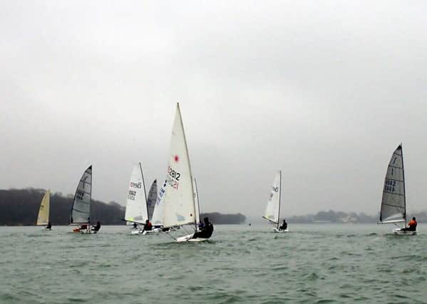 Snowflake race action at Chichester YC