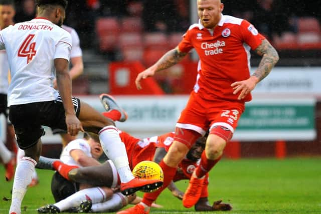 Crawley Town FC v Accrington Stanley. Pic Steve Robards SR1803078 SUS-180127-160438001