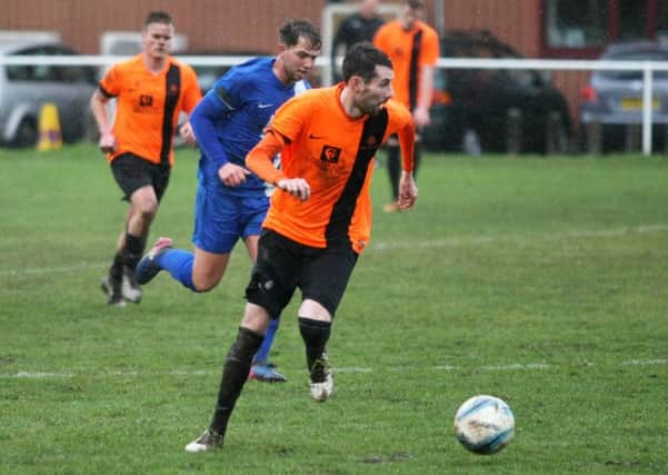 Liam Austin-Slade hit the winner as Mile Oak stormed back to beat Storrington on Saturday. Picture by Derek Martin DM1812474