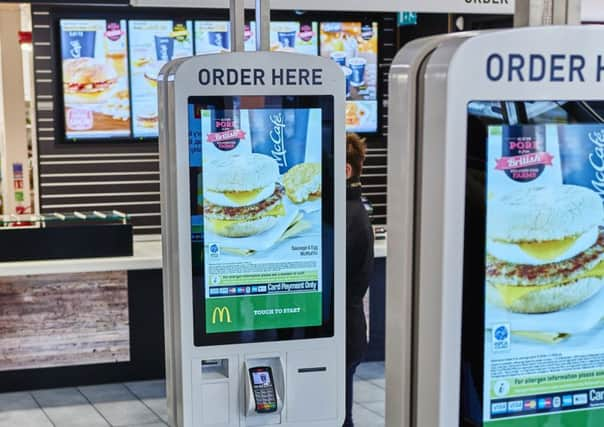 New self-order kiosks will be installed