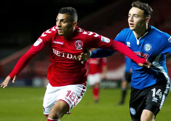 Karlan Ahearne-Grant in action for Charlton.
Picture by Ben Peters SUS-180130-163716002