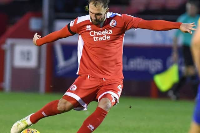 Josh Payne. Crawley Town v Mansfield Town. Picture by PW Sporting Photography SUS-171215-101713001