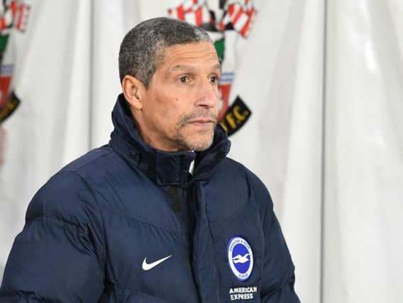 Brighton & Hove Albion manager Chris Hughton. Picture by PW Sporting Pics