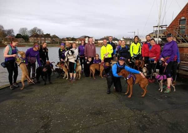 The SDCC runners by the mill pond