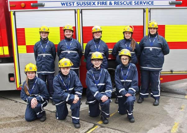 The nine graduates. Picture: Paul Archer