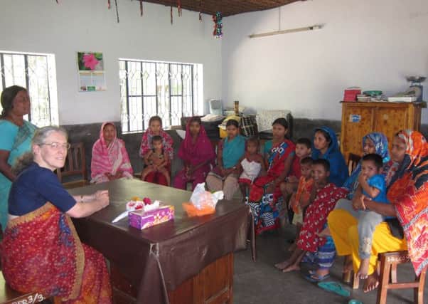 Dr Ruth Butlin in Bangladesh SUS-180602-130759001