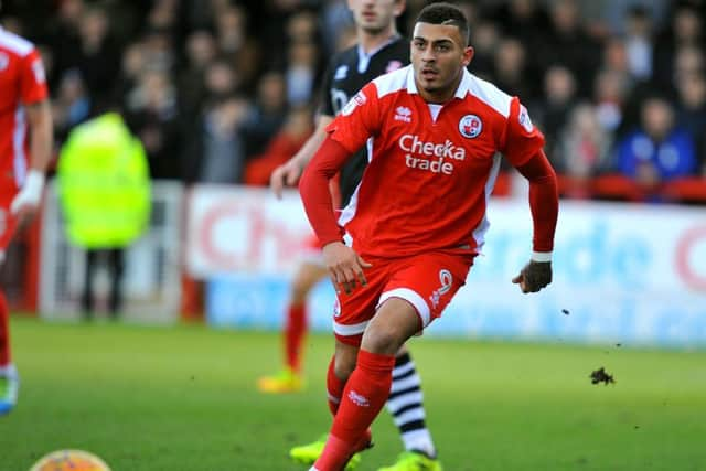 Crawley Town FC v Lincoln City FC. Karlan Ahearne-Grant.  Pic Steve Robards SR1804859 SUS-180217-163649001