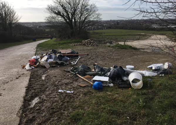 Flytipping in Sompting