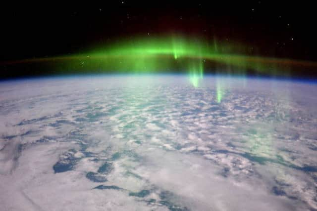 A stunning photo Tim took of the Aurora. Picture: Tim Peake