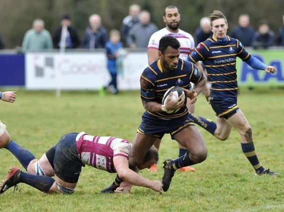 Raiders return to National 2 South action as they welcome Canterbury to Roundstone Lane on Saturday. Picture by Stephen Goodger