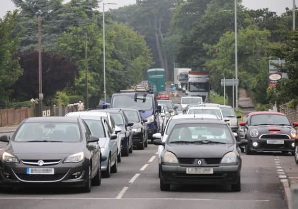 Traffic on the A27 Worthing, Grove Lodge. Picture by Eddie Mitchell