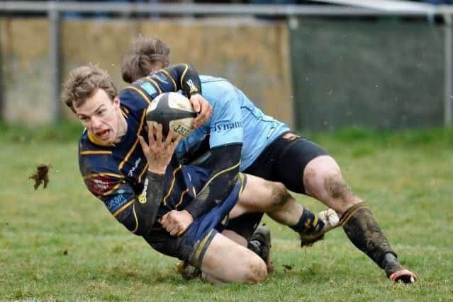 Returning Harry Forrest got a try in Worthing Raiders' victory on Saturday. Picture by Stephen Goodger