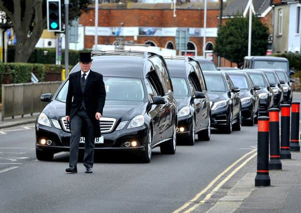 The funeral took place at Broadwater Baptist Church