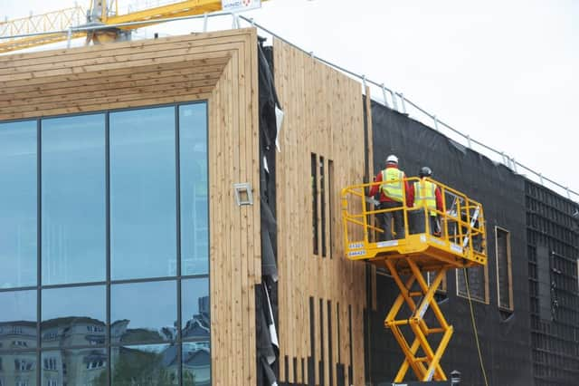 Devonshire Park area building works 9/5/17 (Photo by Jon Rigby) SUS-170905-144414008