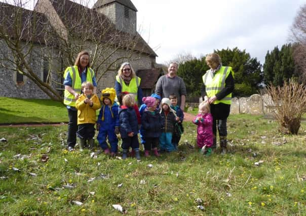 Easter egg hunt fun