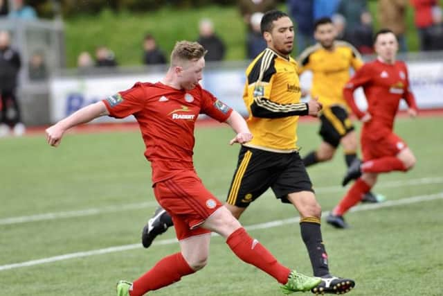 Substitute Ben Pope netted in Worthing's Easter Monday win over Merstham. Picture by Stephen Goodger