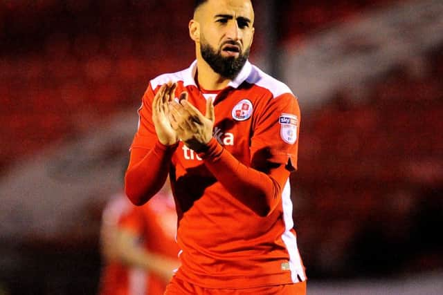 Crawley Town FC  Aryan Tajbakhsh. Pic Steve Robards SR1803256 SUS-180129-183911001