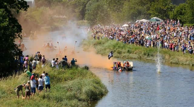 Crowds on the banks at last year's Ouseday event. Photograph by James McCauley