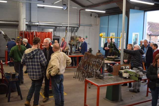 Chichester College unveils new forge at Brinsbury campus 27-03-18