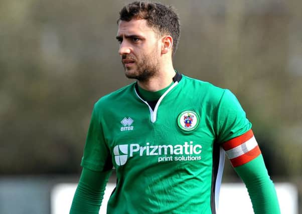 Burgess Hill Town FC v Dulwich FC.Jack Brivio. Pic Steve Robards SR1809349 SUS-180804-203723001