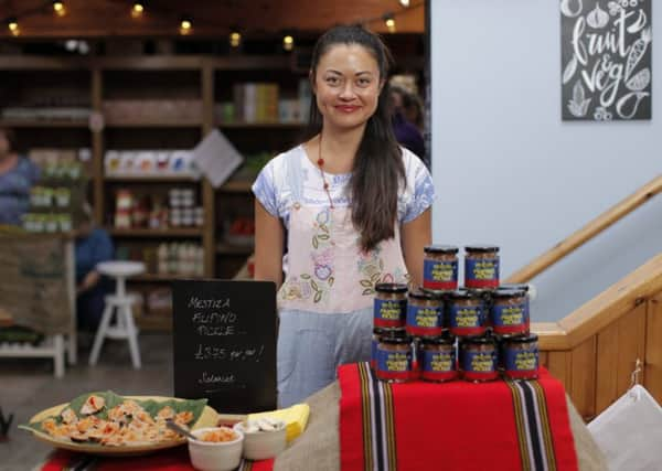 Louise Campbell with her Mestiza Filipino Pickle