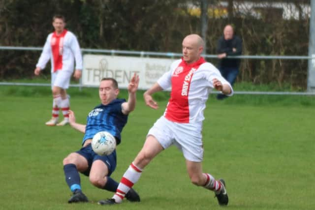 Eddie French in action. Picture by Nathan Stepney