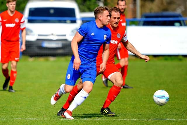 Haywards Heath FC v YMCA FC. Pic Steve Robards SR1810756 SUS-180423-124606001