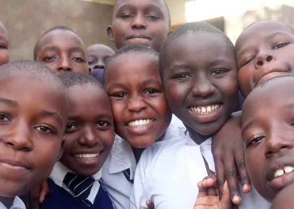 Some of the young ladiies who attend Kadaondong school SUS-180424-091826001