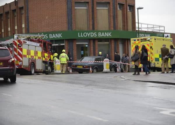 Emergency services in South Road. Photo by Eddie Howland