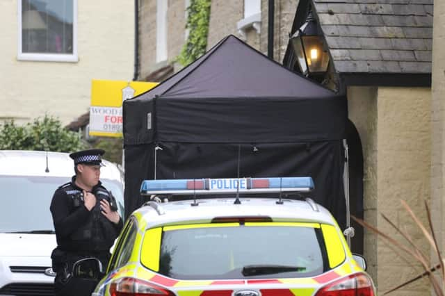 Police have launched a murder investigation after a woman's body was found in a property in Crowborough. Photo by Eddie Mitchell. SUS-180428-134446001